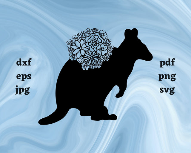 Quokka Mandala SVG Cut File SVG Northern Light SVG 