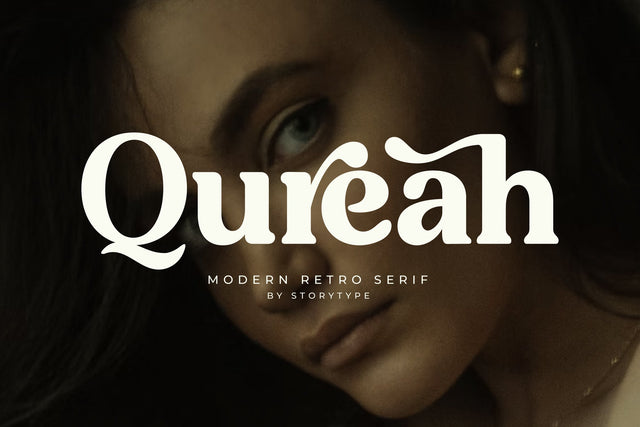 Qureah Typeface Font Storytype Studio 