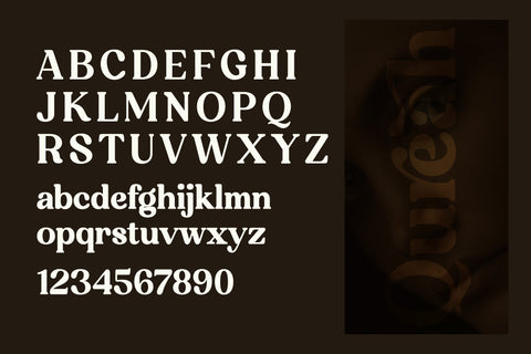 Qureah Typeface Font Storytype Studio 