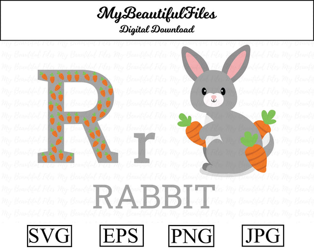 r-rabbit SVG MyBeautifulFiles 