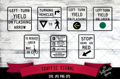 R10 series- Traffic signal Icon SVG -Vector Symbol Commercial & Personal Use- Cricut,Silhouette,Cameo,Vinyl Cut SVG Loveleen Kaur 