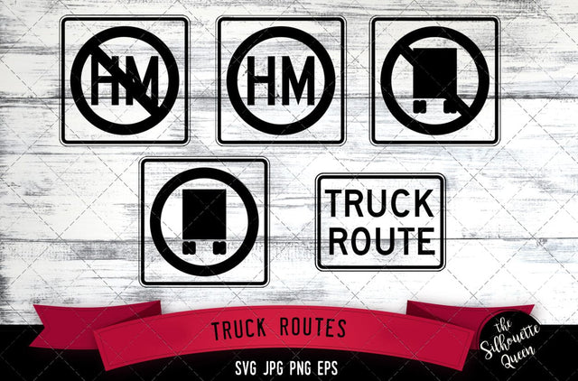 R14 series- Truck routes Icon SVG -Vector Symbol Commercial & Personal Use- Cricut,Silhouette,Cameo,Vinyl Cut SVG Loveleen Kaur 