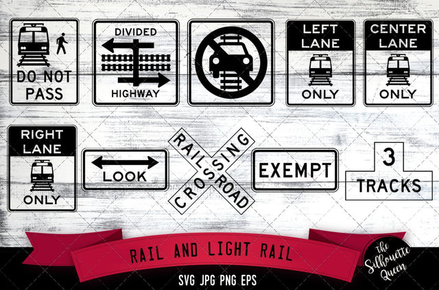 R15 series- Rail and light rail Icon SVG -Vector Symbol Commercial & Personal Use- Cricut,Silhouette,Cameo,Vinyl Cut SVG Loveleen Kaur 