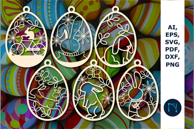 Rabbit and Flowers in Easter Egg SVG SVG MD JOYNAL ABDIN 