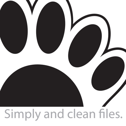 Rabbit footprints SVG TribaliumArtSF 