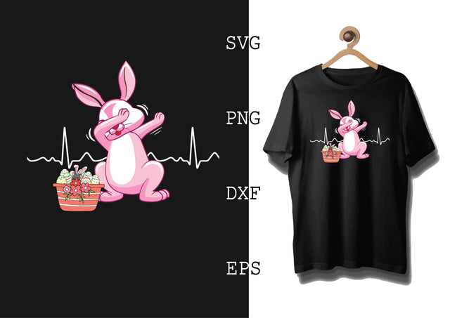 RABBIT Svg, Bunny Babe Easter Svg, Bunny Svg, Welcome Spring Svg SVG DesignTShirt 