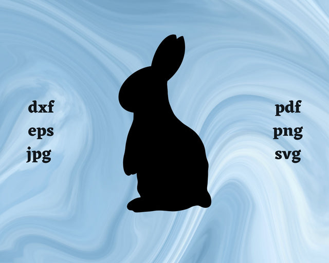 Rabbit SVG Cut File SVG Northern Light SVG 