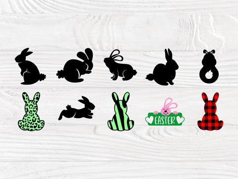 Rabbit SVG Cut Files | 50 Rabbit Clipart | Easter Svg | Svg Bundle | Rabbit Svg | Rabbit Vector | Rabbit Silhouette | Svg Files for Cricut SVG TonisArtStudio 