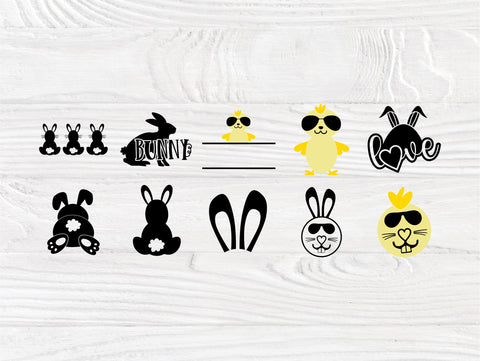Rabbit SVG Cut Files | 50 Rabbit Clipart | Easter Svg | Svg Bundle | Rabbit Svg | Rabbit Vector | Rabbit Silhouette | Svg Files for Cricut SVG TonisArtStudio 