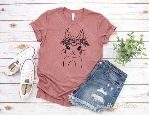 Rabbit Svg, Easter Bunny svg SVG _HelArtShop_ 