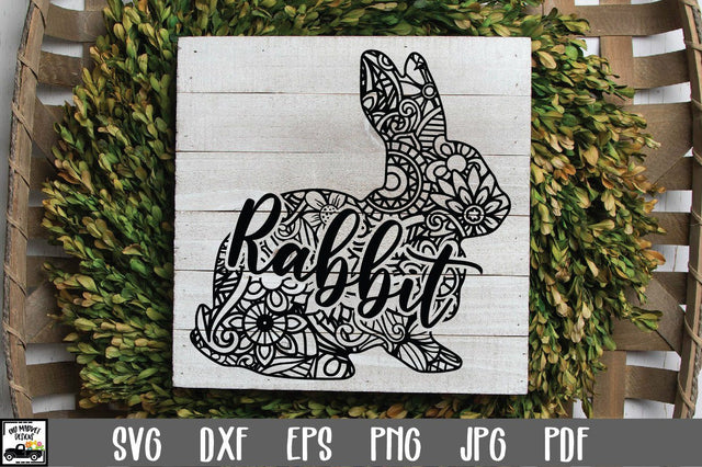 Rabbit SVG File - Rabbit Mandala SVG SVG Old Market 