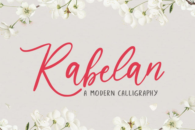 Rabelan - Modern Calligraphy Font Font Vultype Co 