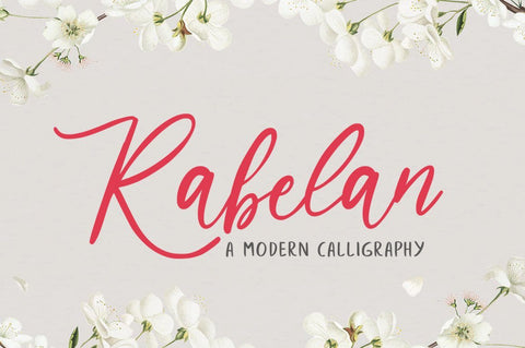 Rabelan - Modern Calligraphy Font Font Vultype Co 