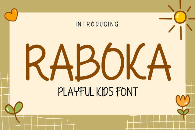 Raboka Font Font twinletter 