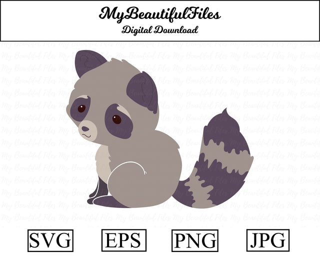 Raccoon - Animal SVG MyBeautifulFiles 