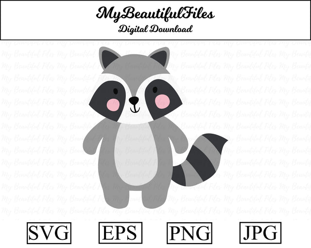 raccoon - Animal SVG MyBeautifulFiles 