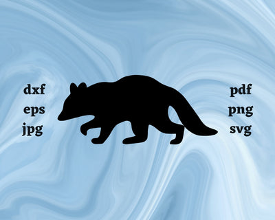 Raccoon SVG Cut File SVG Northern Light SVG 