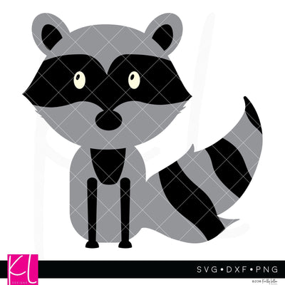 Raccoon SVG Kelly Lollar Designs 