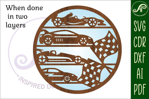 Race car wall art sign, SVG file. vector file SVG APInspireddesigns 