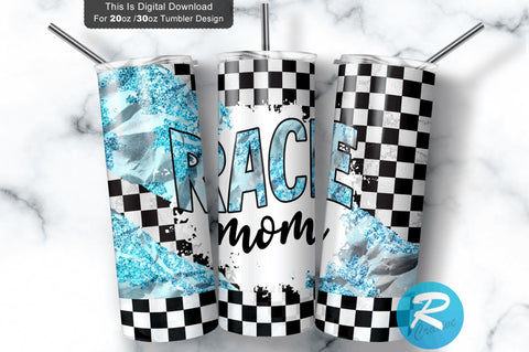 Race MOM 20 oz / 30 oz Tumbler PNG Sublimation Regulrcrative 