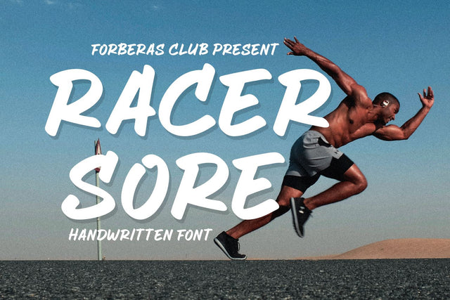Racer Sore Font Forberas 