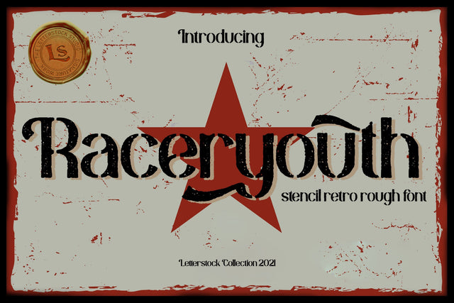 Raceryouth Font letterstockstd 