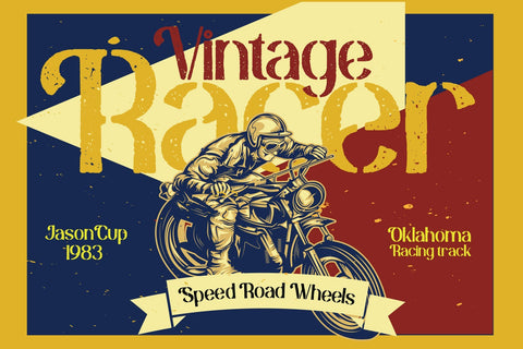 Raceryouth Font letterstockstd 