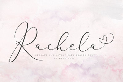 Rachela Lovely Calligraphy Font Font Mrletters 