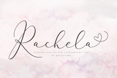 Rachela Lovely Calligraphy Font Font Mrletters 
