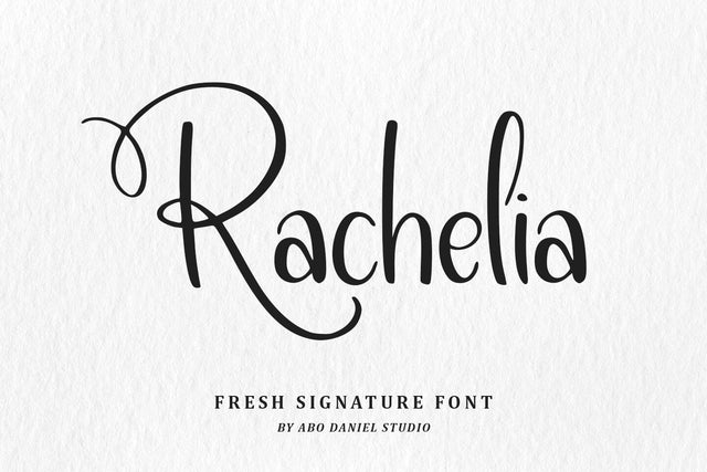 Rachelia Font Abo Daniel Studio 