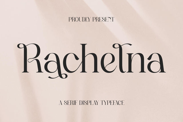 Rachelna Typeface Font Storytype Studio 