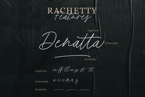 Rachetty Handwritten Script Font Font Balevgraph Studio 