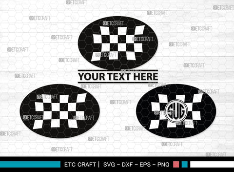 Racing Flag Monogram, Racing Flag Silhouette, Racing Flag SVG, Racing Svg, Start Flag Svg, Finish Flag Svg, Race Flag Svg, SB00445 SVG ETC Craft 