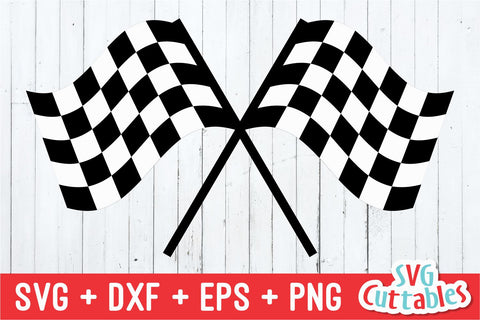 Racing Flags Svg Cuttables 