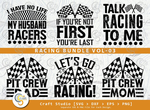 Racing SVG Bundle, Car Racing Svg, Racing Flag Svg, Sports Svg, Racing Quotes, Racing Cutting File SVG ETC Craft 