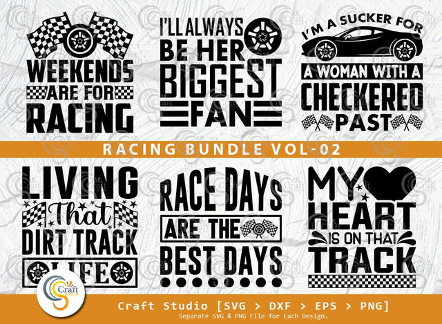 Racing SVG Bundle, Car Racing Svg, Racing Flag Svg, Sports Svg, Racing Quotes, Racing Cutting File SVG ETC Craft 