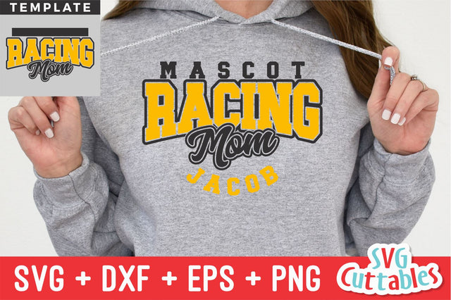 Racing svg - Racing Mom Template 001 - svg - dxf - eps - png - Cut File - Silhouette - Cricut - Digital Download SVG Svg Cuttables 