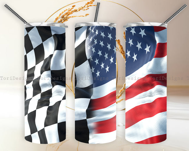 Racing Tumbler Sublimation Designs Sublimation ToriDesigns 