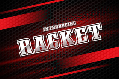 Racket Fonts Font Fox7 By Rattana 