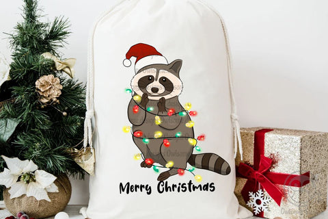 Racoon Christmas Sublimation Sublimation LAM HOANG THUY 