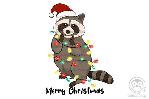 Racoon Christmas Sublimation Sublimation LAM HOANG THUY 