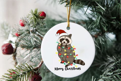 Racoon Christmas Sublimation Sublimation LAM HOANG THUY 