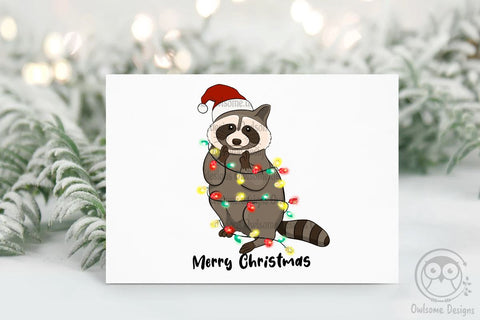 Racoon Christmas Sublimation Sublimation LAM HOANG THUY 