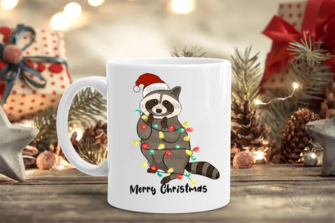 Racoon Christmas Sublimation Sublimation LAM HOANG THUY 