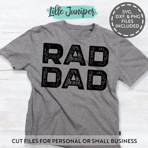 Rad Dad SVG | Father's Day SVG | T-shirt SVGs SVG LilleJuniper 