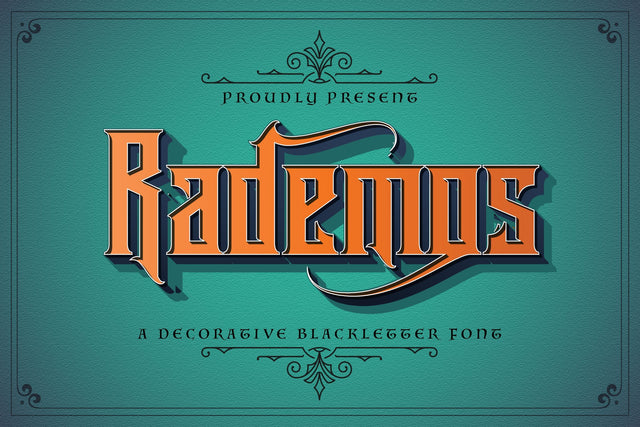 Rademos - Blackletter Font Font StringLabs 
