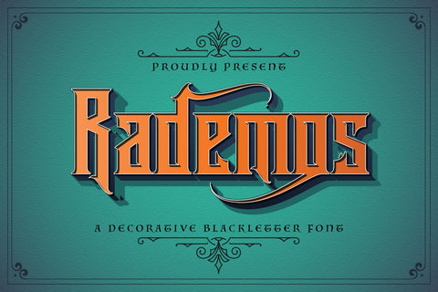 Rademos - Blackletter Font Font StringLabs 
