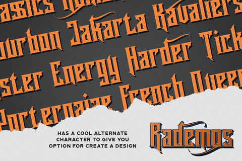 Rademos - Blackletter Font Font StringLabs 