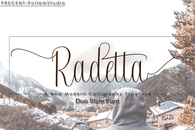 Radetta Duo Style Font PolemStudio 
