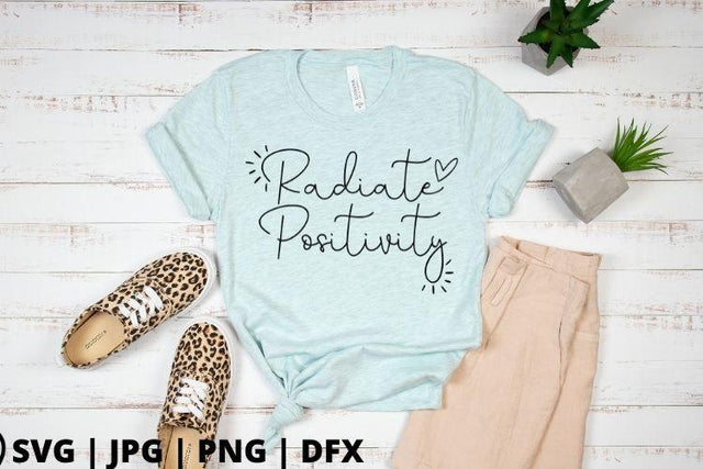 Radiate positivity SVG Good Morning Chaos 